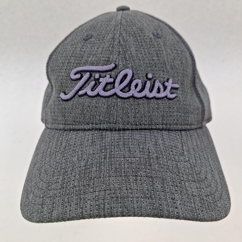 Titleist Hat Cap Strap Back One Size Gray Golf Microfiber Breathable Mens